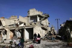 Aleppo, Syria hoang tàn do chiến tranh. (Nguồn: AP)