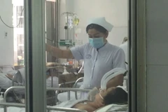 Bệnh nhân nhiễm cúm A/H1N1 điều trị tại Bệnh viện Chợ Rẫy. (Ảnh: Đinh Hằng/TTXVN)