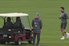 Hummels đã ra sân tập luyện sau 1 tuần dính chấn thương. (Nguồn: Bild)