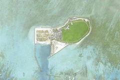 Hình ảnh được tổ chức AMTI và CSIS (Trung tâm nghiên cứu chiến lược và quốc tế) công bố hôm 5/8/2017. (Nguồn: inquirer.net)