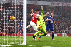 Giroud khởi đầu cho chiến thắng của Arsenal. (Nguồn: Daily Mail)
