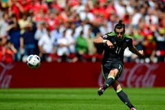 Bale ghi bàn thắng tuyệt đẹp cho đội tuyển xứ Wales. (Nguồn: Getty Images)