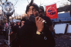 Ngôi sao rap Mỹ quá cố Tupac Shakur. (Nguồn: Getty Images)