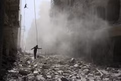 Cảnh đổ nát ở Syria. (Nguồn: Reuters)