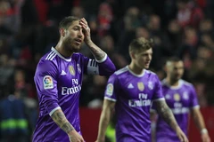 Ramos phản lưới nhà trong ngày Real đứt mạch bất bại. (Nguồn: AP)