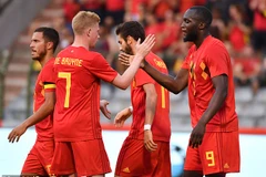 Tuyển Bỉ ở trận thắng Ai Cập 3-0. (Nguồn: AP)