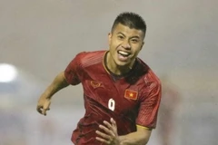 Tiền đạo Đinh Thanh Bình.