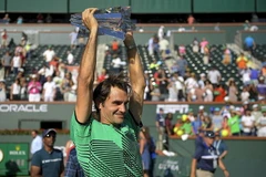Federer lần thứ 5 đăng quang tại Indian Wells. (Nguồn: AP)
