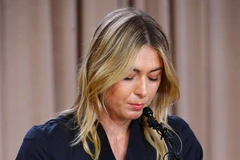 Sharapova bị cấm thi đấu vì doping. (Nguồn: Getty Images)