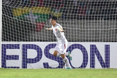 Lê Công Vinh giúp Việt Nam giành chiến thắng trước Myanmar. (Nguồn: Affsuzukicup)