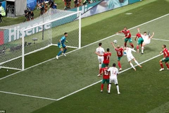 Hình ảnh Bồ Đào Nha loại tuyển Maroc khỏi World Cup 2018