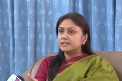 Tiến sỹ Sonu Trivedi, Giám đốc Trung tâm nghiên cứu Việt Nam tại Ấn Độ, Giảng viên cao cấp tại Đại học Delhi. (Ảnh: Huy Lê/TTXVN)