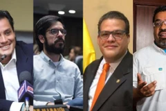 4 nghị sỹ phe đối lập Carlos Paparoni, Miguel Pizarro, Franco Casella và Winston Flores bị buộc tội phản quốc. (Nguồn: Zona Cero)