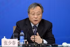 Cựu Thứ trưởng Bộ Tài chính Trung Quốc, Trương Thiếu Xuân. (Nguồn: Reuters)