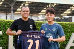 Xuân Trường mặc áo số 21 tại Buriram United. (Nguồn: BuriramUnitedFC)