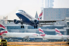 Máy bay của hãng hàng không Anh British Airways. (Nguồn: albawaba.com)