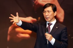 Thống đốc tỉnh Nam Chungcheong An Hee-jung. (Nguồn: Yonhap)