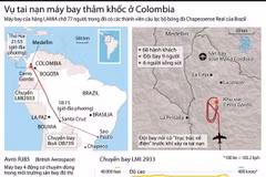 [Infographics] Vụ tai nạn máy bay thảm khốc tại Colombia