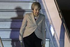 Thủ tướng Anh Theresa May đến Argentina tham dự hội nghị G20. (Nguồn: AFP/Getty Images)