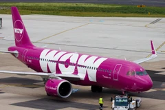 Máy bay của hãng hàng không giá rẻ WOW Air. (Nguồn: Airline Geeks)