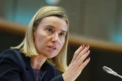 Đại diện cấp cao phụ trách chính sách an ninh và đối ngoại của EU Mogherini. (Nguồn: AP)
