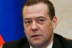 Thủ tướng Nga Dmitry Medvedev. (Nguồn: AP)