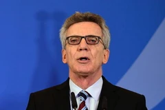 Bộ trưởng Nội vụ Đức Thomas de Maiziere. (Nguồn: AFP/Getty Images)