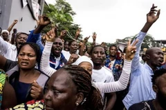 Biểu tình tại CHDC Congo. (Nguồn: AFP)