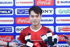 Văn Toàn vẫn chưa thể trở lại. (Ảnh: Trọng Đạt/TTXVN)