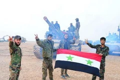 Lực lượng binh sỹ Syria. (Nguồn: Xinhua)