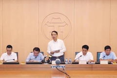 Phó Tổng Thanh tra Chính phủ Nguyễn Văn Thanh chủ trì buổi thông báo. Ảnh: Lâm Khánh/TTXVN)