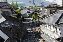 Nhật Bản tiếp tục phải hứng chịu trận động đất mới. (Nguồn: Getty Images)