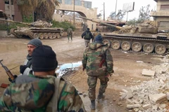 Lực lượng binh sỹ Syria. (Nguồn: almasdarnews.com)