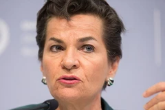 Nhà ngoại giao người Costa Rica Christiana Figueres. (Nguồn: AP)