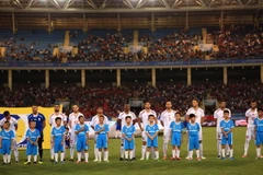 U23 Palestine sẽ giành vị trí thứ 2 nếu không thua U23 Oman. (Ảnh: Trọng Đạt/TTXVN)