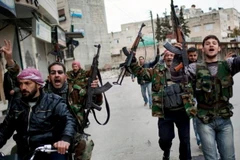 Lực lượng phiến quân ở Aleppo. (Nguồn: AP)