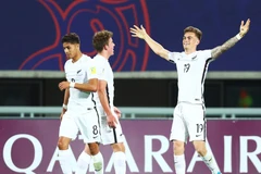 Myer Bevan (số 19) đã lập cú đúp cho U20 New Zealand. (Nguồn: Getty Images)