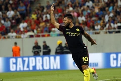 Aguero ghi ba bàn cho Manchester City. (Nguồn: EPA)