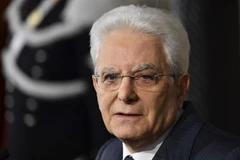 Tổng thống Italy Sergio Mattarella. (Nguồn: AFP)
