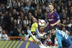 Rakitic ghi bàn duy nhất giúp Barcelona đánh bại Real Madrid. (Nguồn: Barca Blaugranes)