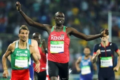 David Rudisha giúp đoàn Kenya leo lên vị trí thứ 13. (Nguồn: Getty Images)