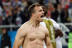 Shaqiri mang chiến thắng về cho Thụy Sĩ ở phút 90. (Nguồn: Getty Images)