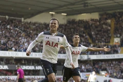 Dele Alli ghi bàn ấn định chiến thắng cho Tottenham trước Manchester City. (Nguồn: Daily Mail)