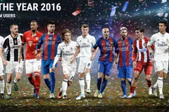 Đội hình xuất sắc nhất năm 2016 của châu Âu.