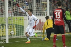 Lewandowski giúp Bayern giành chiến thắng. (Nguồn: AP)