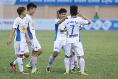 Hoàng Anh Gia Lai thua ngược trên sân nhà. (Ảnh: Vietnam+)