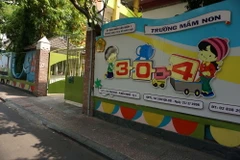 Trường Mầm non 30-4 là trường công lập uy tín tại Thành phố Hồ Chí Minh. (Ảnh: Thu Hoải/TTXVN)