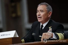 Tư lệnh Bộ Chỉ huy Thái Bình Dương của Mỹ, Đô đốc Harry Harris. (Nguồn: Yonhap)