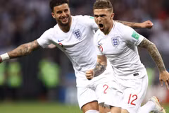 Kieran Trippier ăn mừng sau khi lập công cho tuyển Anh. (Nguồn: Getty Images)