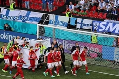 Eriksen đã qua cơn nguy kịch, trận Đan Mạch-Phần Lan được tiếp tục